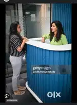 Good looking Receptionist girl requirement in office
