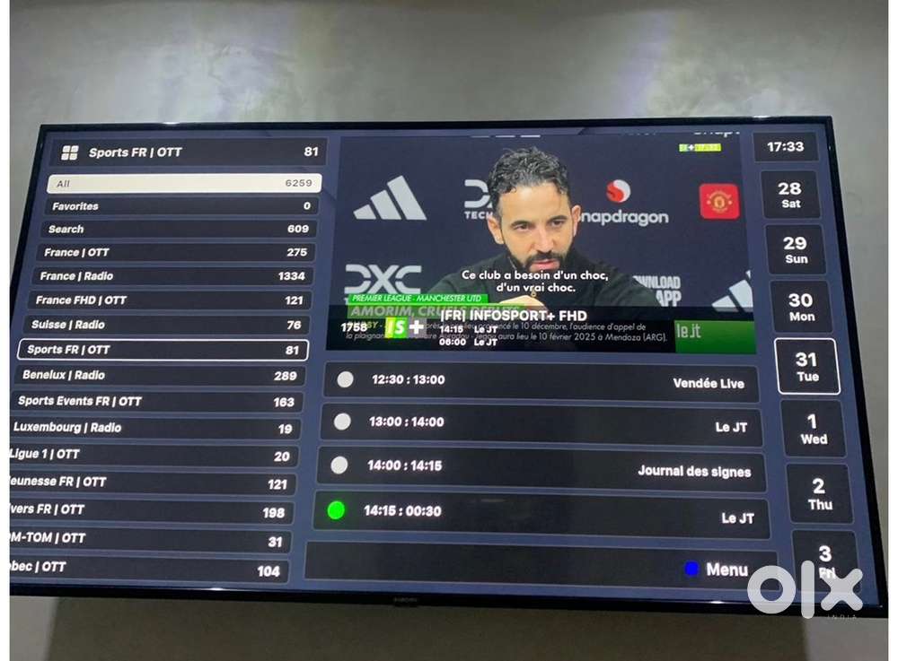 55 Inch 2 Year  Warranty of 4k Smart Led Tv