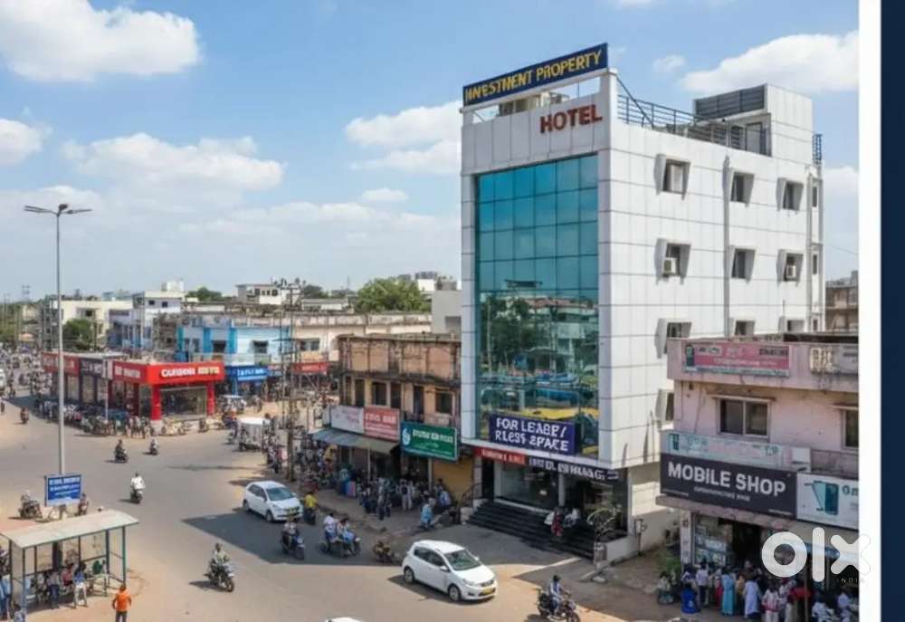 Hotel  for Lease/Rent G+3 Building commercial space and Hotel 3 floors