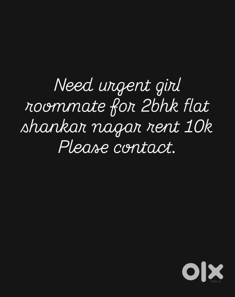 Girl roomate required