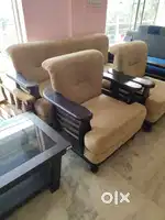 Wooden sofa set 5 seater