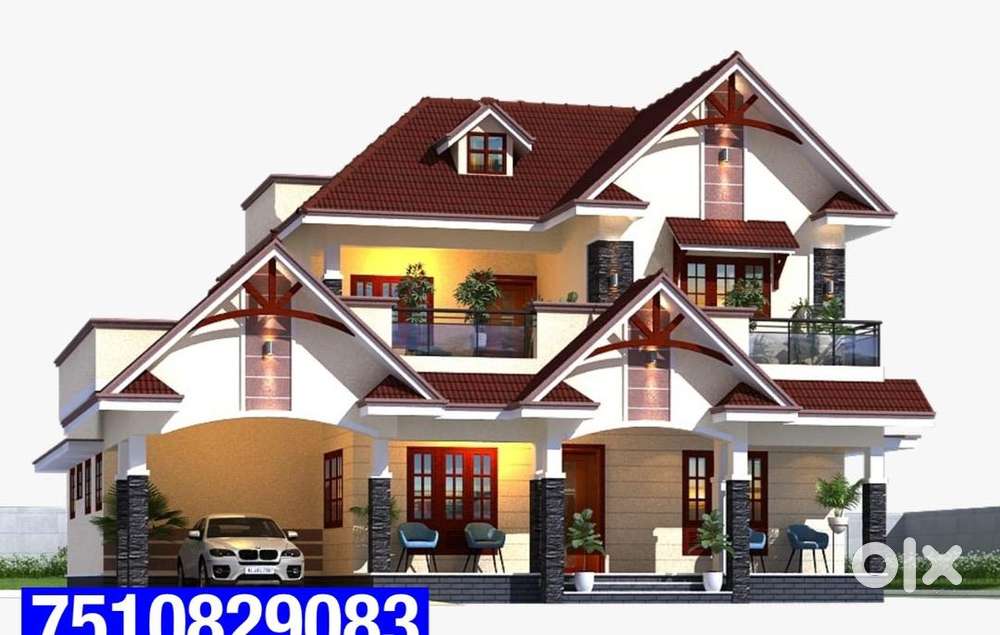 New. home.   Kottayam.   Ernakulam. Road