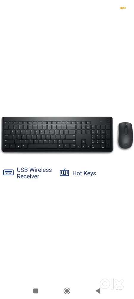 Dell wireless keyboard and mouse 1 months only