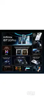 Infinix GT20 pro  12gb Ram 256 Rom