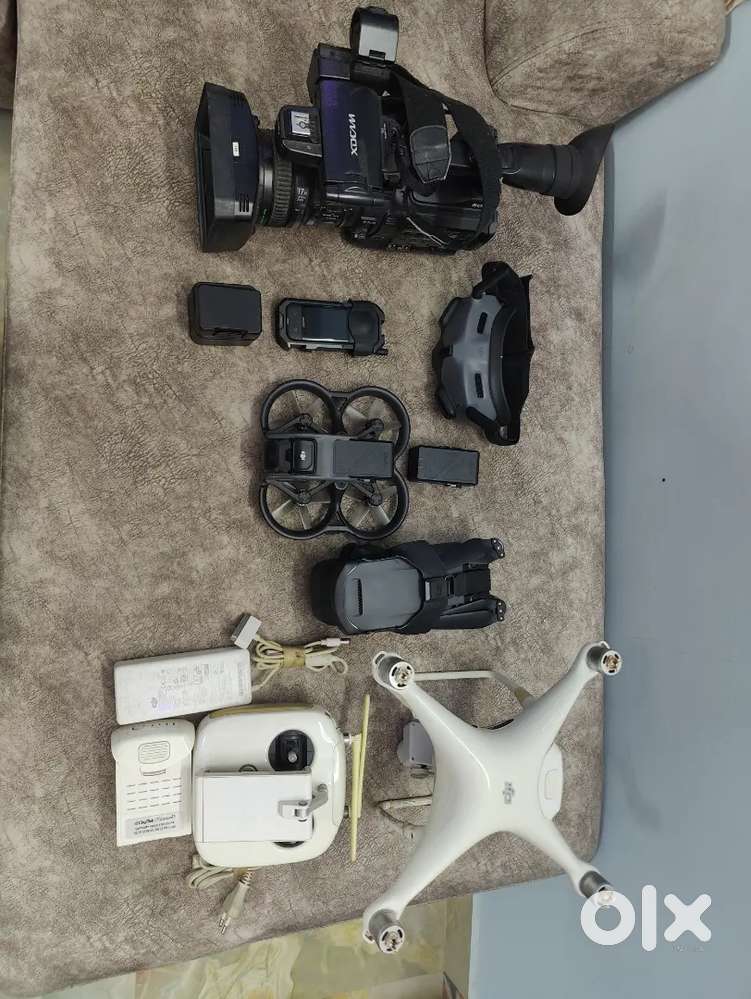 Drone,insta 360x3,sony pxw 200, avata,phantom4 pro