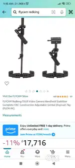 Hand held stabilizer