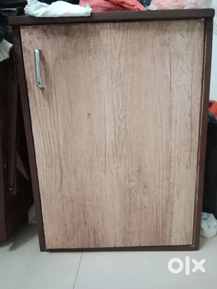 Wooden small cupboard with dining