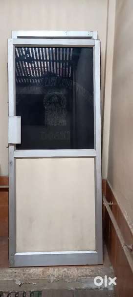 Aluminium glass door (2 nos)