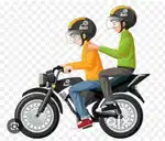 Bike taxi driver 12 hour's duty