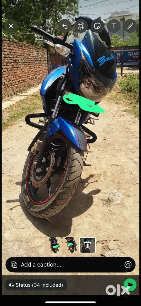 In mint condition first owner non used bike