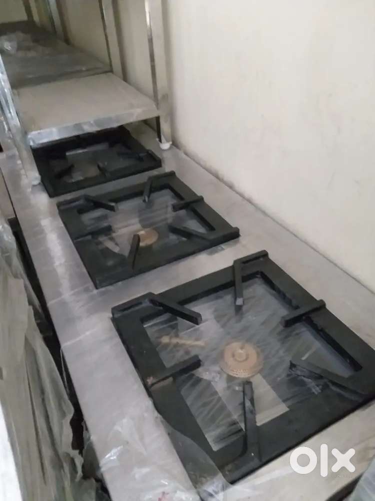 NINE DAYS OLD UNUSED COMMERCIAL 3 RANGE BURNER WITH WARRANTY NEAR VAS
