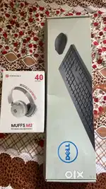 PORTRONICS M2 MUFF BLUETOOTH HEADPHONES DELL WIRELESS KEYBOARD MOUSE