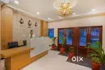 Hotel female manager & housekeeping & room service boy