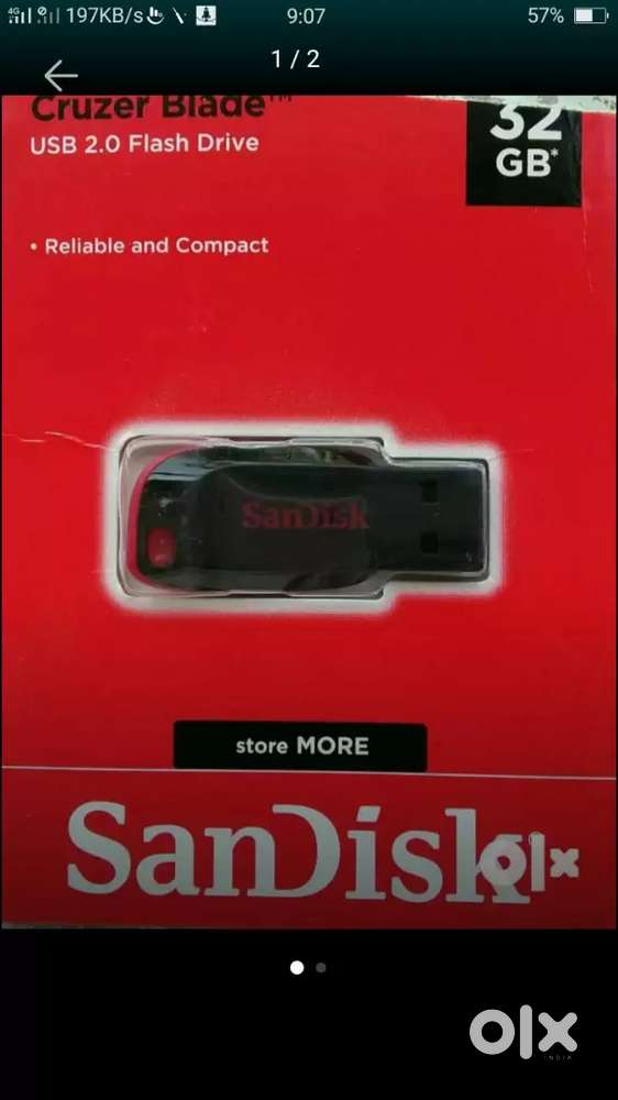 SanDisk Cruzer Blade 32GB USB 2.0 Flash Drive