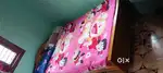 Single wooden bed