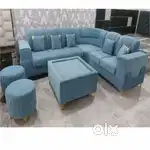 Super discount buy new sofa 8499, L size sofa 13990/-EMI on bajaj