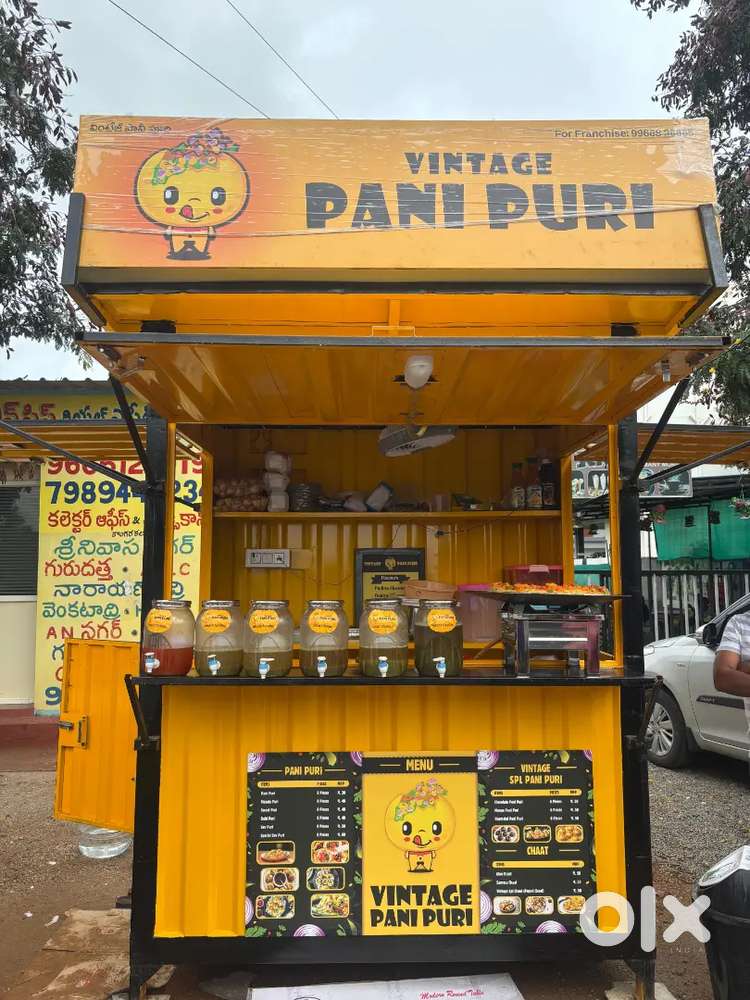 Vintage pani puri franchise
