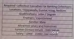 Required Collection Executive