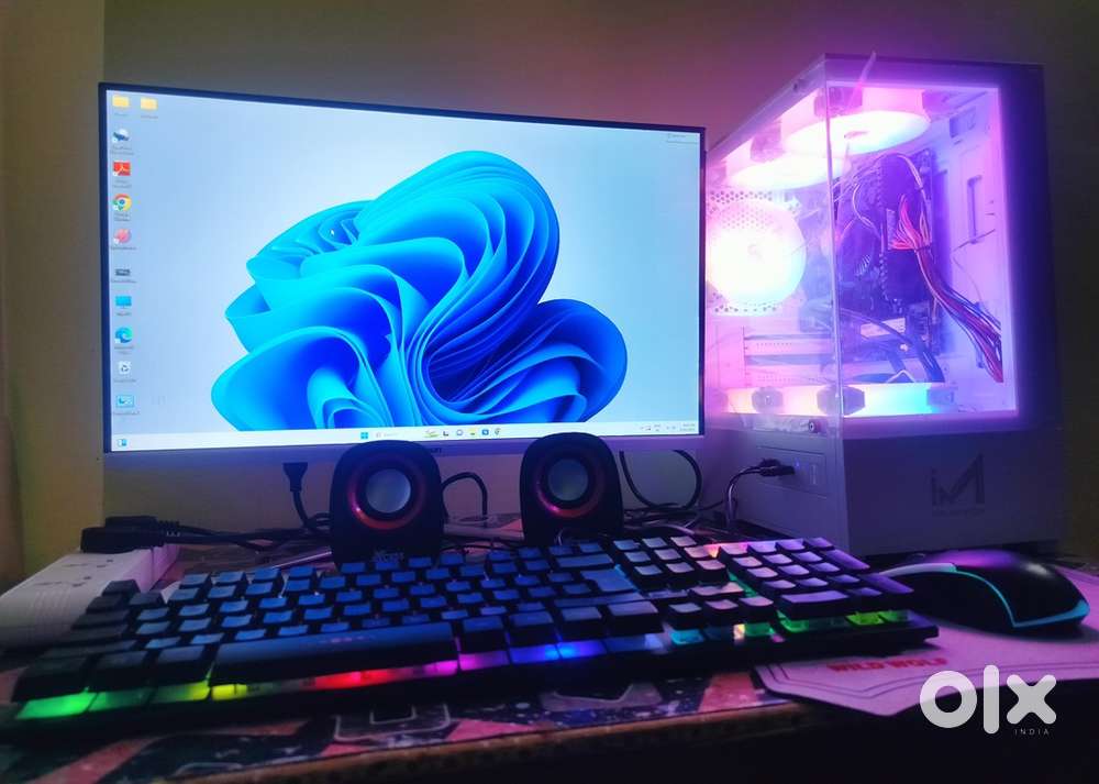 Complete i5 Gaming PC Setup: 12GB RAM, 4GB Graphics, Curved Monitor