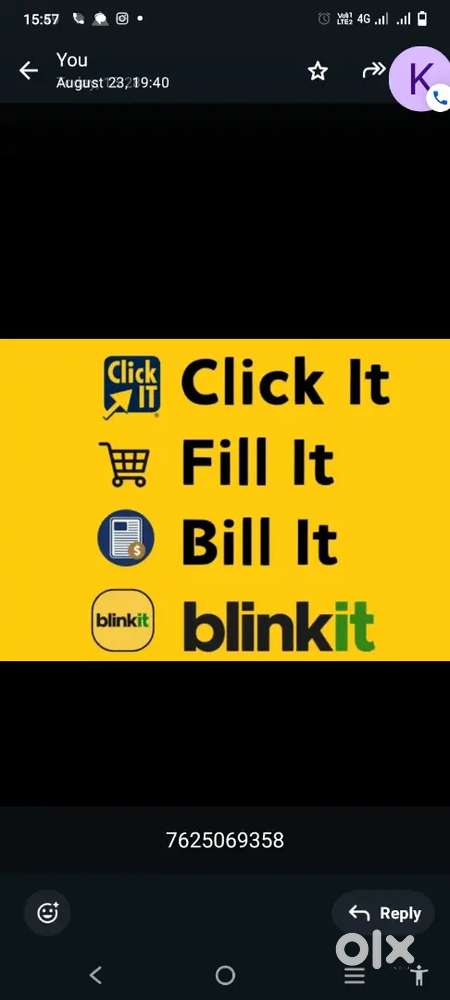 Hiring for delhi blinkit delivery boy job