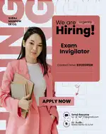 No Interview – Exam Invigilator Job (Noida)