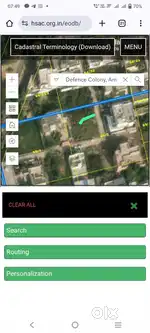Corner plot for sale defence colony