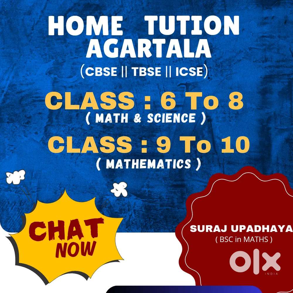 Home Tution (CBSE, TBSE, ICSE)