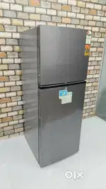 Haier grey colour double door fridge capacity of 260 litres