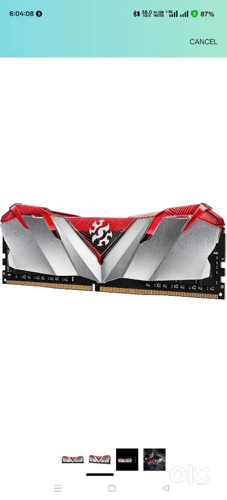 DDR 4 RAM 16GB 3200MGHZ