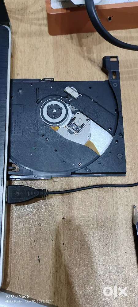 DVD writer HP 9.5 thickness