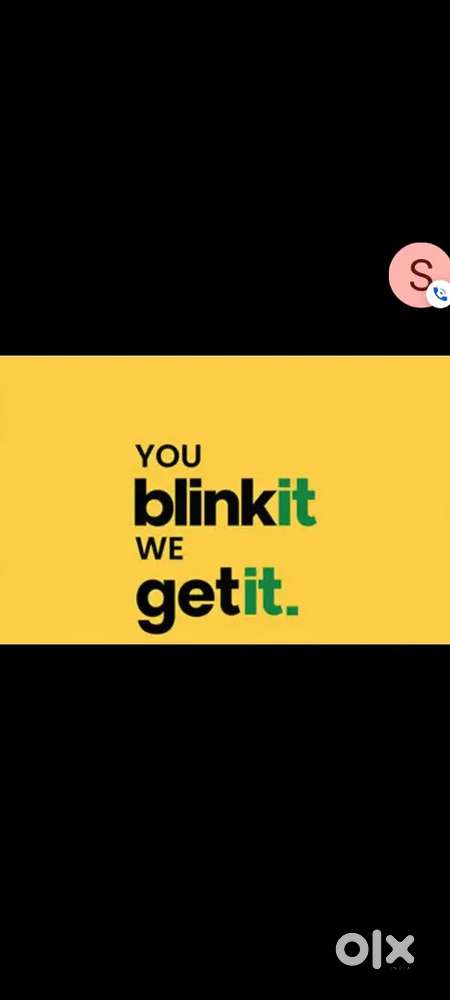 Hiring for chennai blinkit delivery boy job
