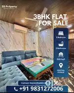 3 BHK FULLY FURNISHED FLAT FOR SALE. Premieum Location. RENOVATED