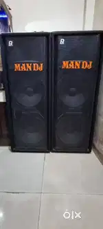 Double 15 inch speaker 2 box plywood body made in Thailand