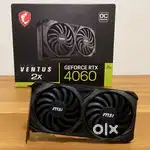 MSI RTX 4060 Ventus 2X  2 Yr Warranty  Dual Fan  Delhi lebyopc