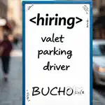 Driver needed for valet parking for our newly opened cafe