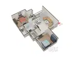 New 2BHK flat for rent