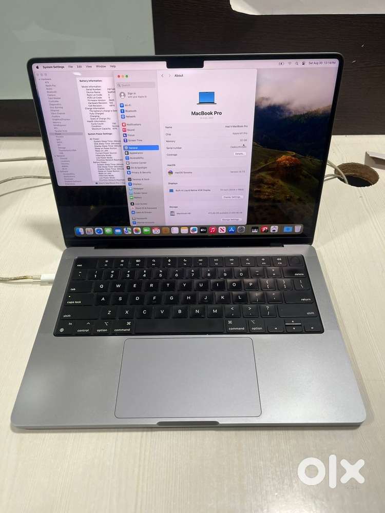Apple MacBook Pro 14 inch	 SPACE GREY  M1 Pro