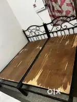 Single iron cot
