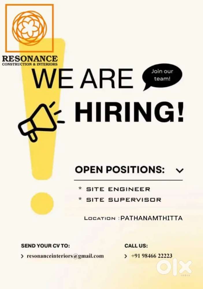 Site engineer civil / Site supervisor civil