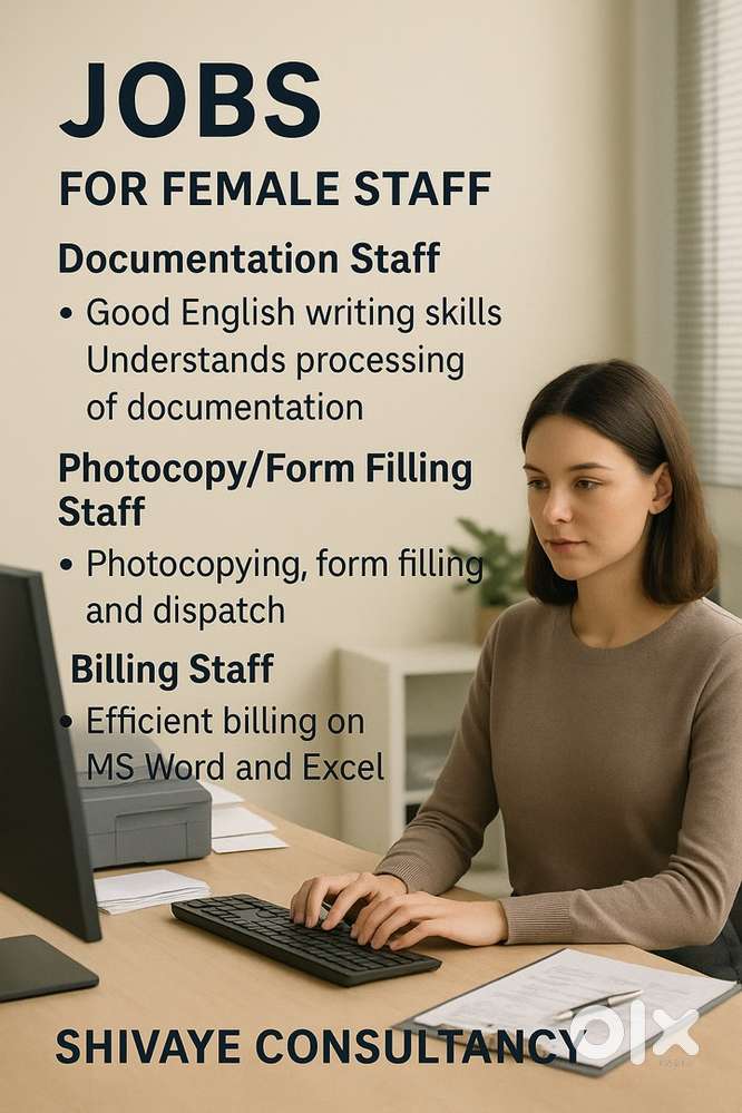 Female Office Staff Required