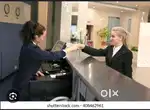 Receptionist good looking girl requirement