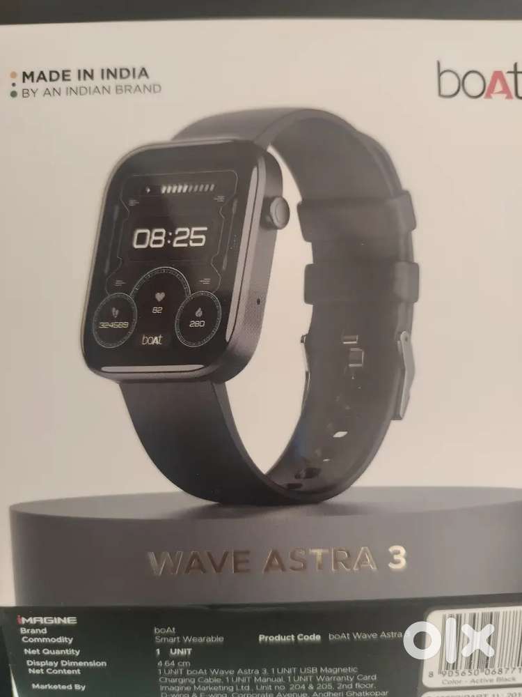 Smart watch Boat wave Astra 3 unboxed