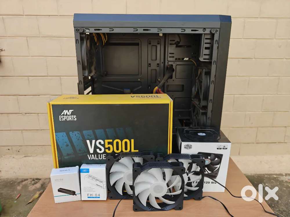 Computer case/cabinet with 500W power supply & 8 fans