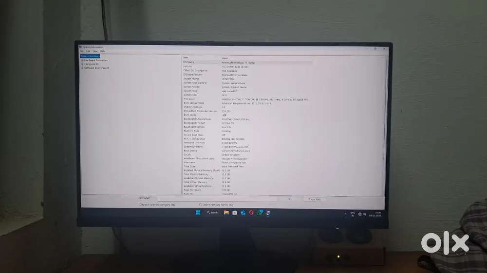 Asus pc with msi monitor