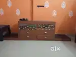 TV table with drawers