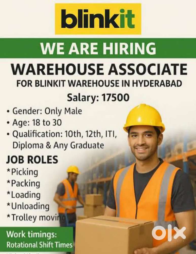 Blinkit Warehouse job