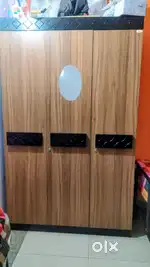2 piece three door wardrobe
