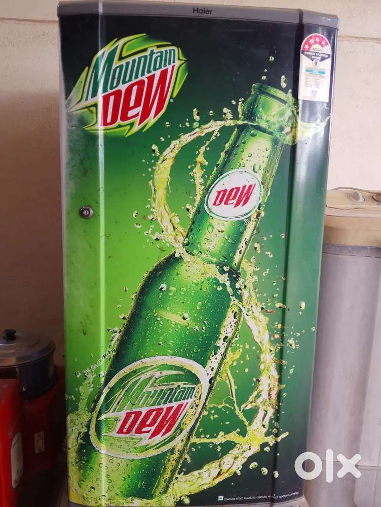 Single door Haier fridge and Samsung Washing Machine