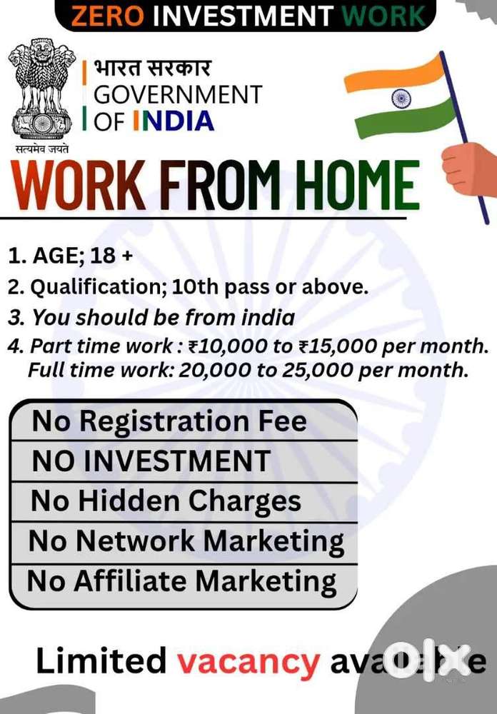 Part time work from home without investment