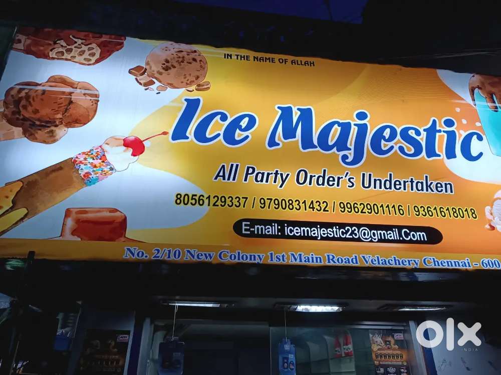 Running ice cream distributor for sales
